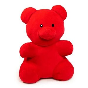 🆕 Way To Celebrate 16" Valentine's Day Red Gummy Bear Plush Stuffed Animal